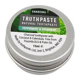 Truthpaste Charcoal Peppermint & Spearmint Blekande Tandkräm 15ml
