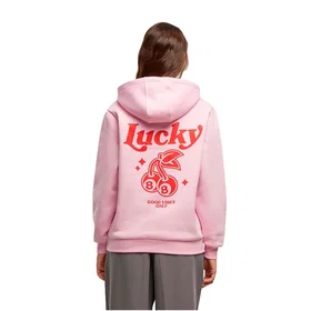 Miss Tee Lucky Cherry Hoodie (Kvinnors)