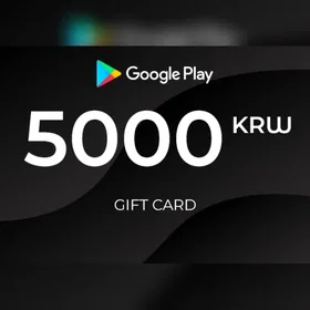 Google Play Presentkort 5000 KRW