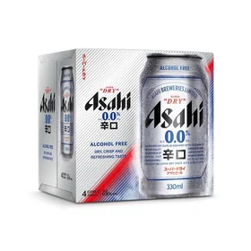Asahi Super Dry 0% Öl 0,33l