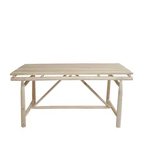 Decoclico Table à manger Rectangulaire Teck