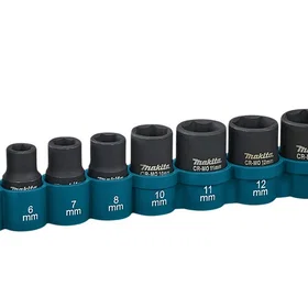 Makita E-12289 Jeu de douilles d'impact 1/4" 8 Pièces
