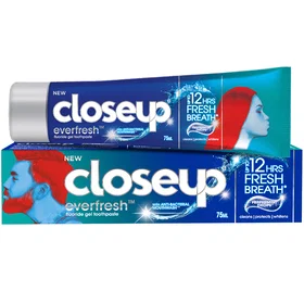 Closeup Ever fresh Antibakteriell Gel 12h Fräsch Andedräkt Blå Tandkräm 90g