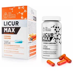 BIO Licur MAX Flytande Kurkumin 185mg 30 Kapslar