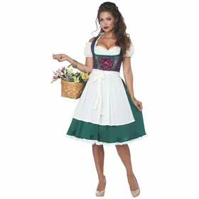 California Costumes 01411 Bavarian Beer Maid Oktoberfest Dirndl German Heidi Gre