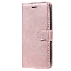 Incover Skinn Flip Case med Lommebok og Stropp for iPhone 15 Pro Max