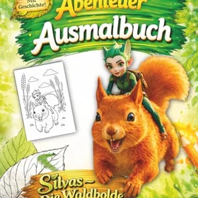 Abenteuer Malbuch: Die Waldbolde Ausmalbuch för Barn