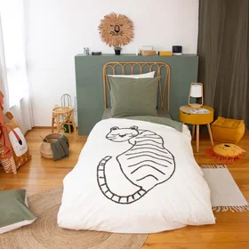 COTE Tiger Coton Ensemble de Lit 140x200cm