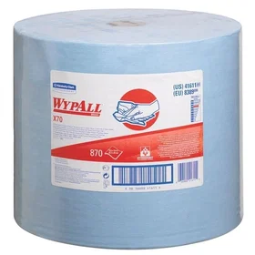 Wypall Rengjøringsklut Papirmasse Polypropylen (PP) 870 stk Blue