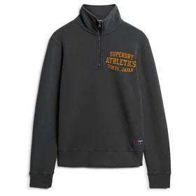 Superdry Track & Field Graphic Halvdragad Sweatshirt (Herr)