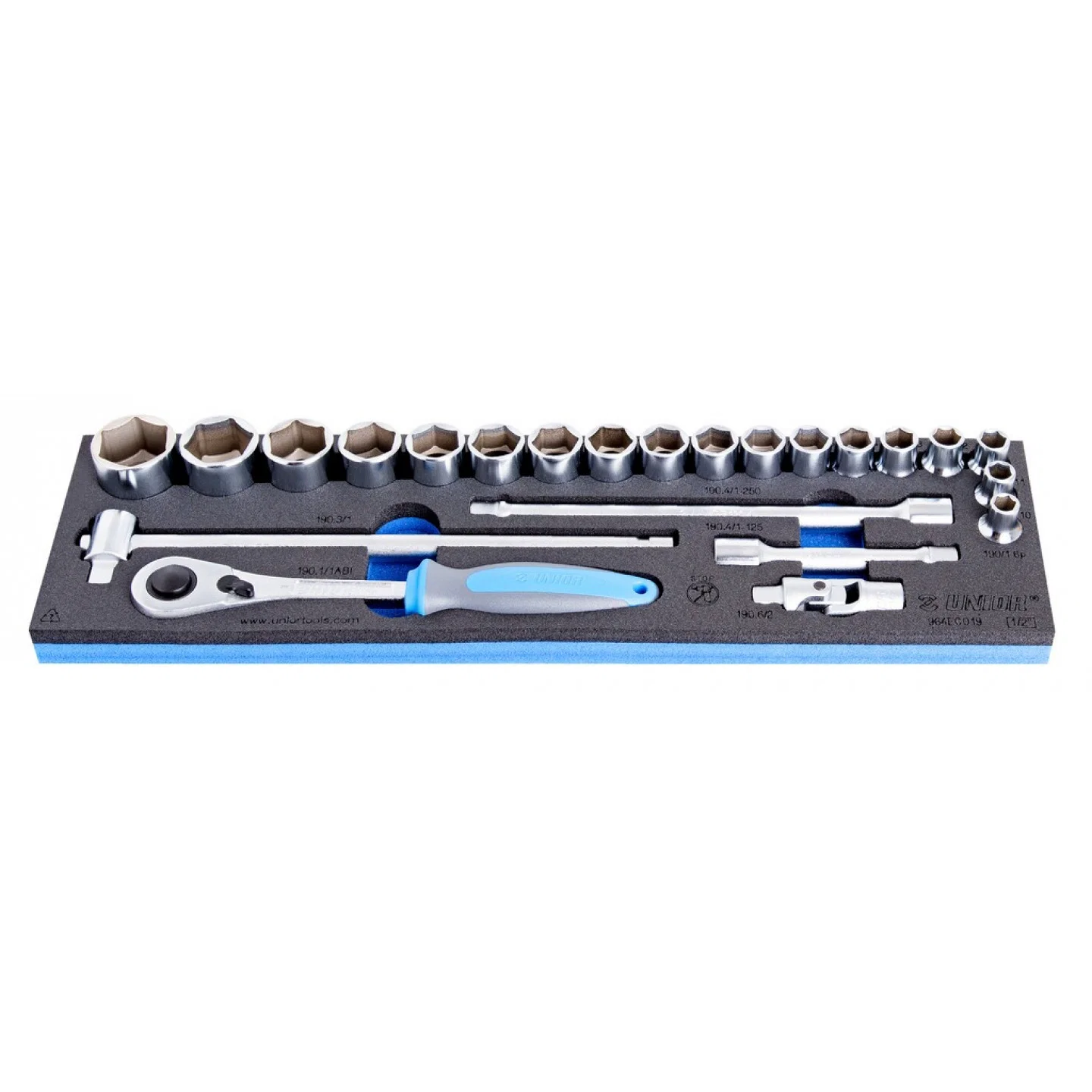 Unior 621294 Socket Set 1/2/23