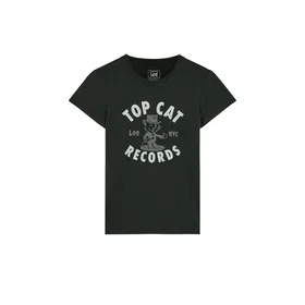Lee Record Slim Fit Kortärmad T-shirt (Dam)