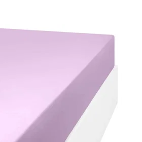 Linandelle Housse de matelas Coton Lilas 90x200cm