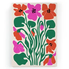 Surdic Peinture sur toile HD floraison 60x40cm