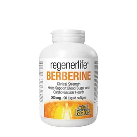 Natural Factors Berberine 500mg 90 Flytande mjuka kapslar