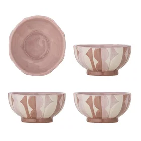 Bloomingville Saul Stengods Skål 12.5cm 4-pack