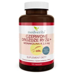Medverita Levure de Riz Rouge 180 Capsules