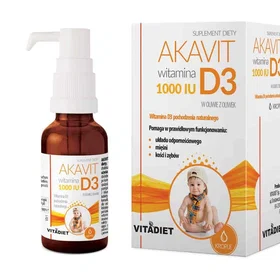 VitaDiet Akavit Vitamine D3 1000IU 29.4ml Gouttes