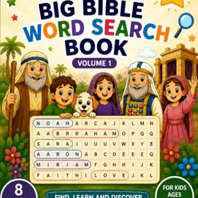 Kidsalem Stor Bibelordssök Bok