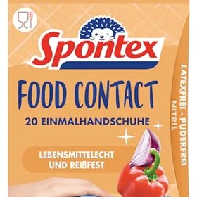 Spontex Nitrile Gants Jetables Transparent 1 pcs
