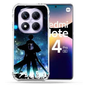 Cokitec Manga Attack Titans Levi Étui Renforcé pour Xiaomi Redmi Note 14 Pro 5G