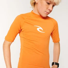 Rip Curl Rash Vest UPF Short Sleeve T-shirt (Jr)