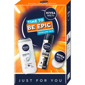 Nivea Time to Be Epic til kroppen Gave Sæt til Mænd