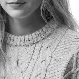 Fjällräven Övik Cable Knit Sweatshirt (Dame)