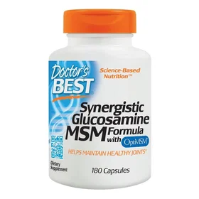 Doctor's Best Synergistic Glucosamine MSM Formula 180 Capsules