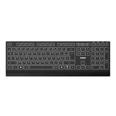 PORT Designs AZERTY Wireless Rechargeable Backlit USB-C Bluetooth