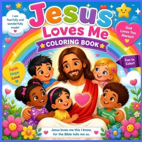 Jesus Jesús Loves Me Färgläggningsbok