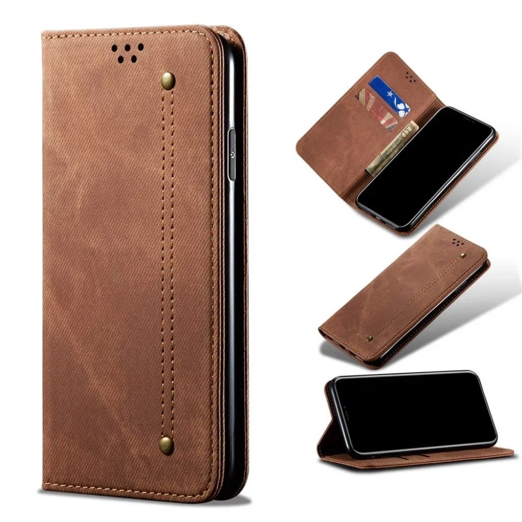 Jeans Flip Case for iPhone 13 Pro