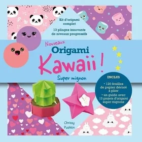 Synchronique Origami Papper 120 ark Kawaii (120 ark)