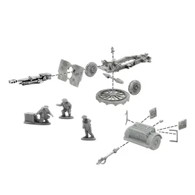 Warlord Games 1/35 British & Canadian 25-Pdr Light Howitzer With British Infantr