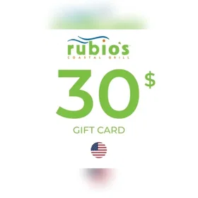Rubio’s Coastal Grill Gavekort 30 USD