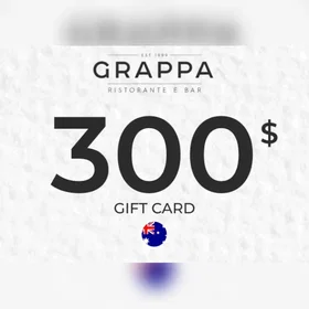 Grappa Ristorante & Bar Gift Card 300 AUD