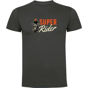 Kruskis Super Rider Kortärmad T-shirt Grå (Herr)