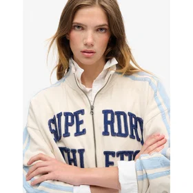 Superdry Athletic Applique Loose Full Zip Sweatshirt (Dam)
