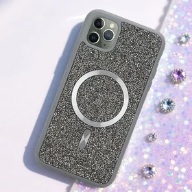 Cadorabo Glitter MagSafe Case for iPhone 11 Pro Max
