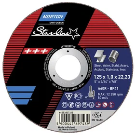 Norton Starline Sågklinga 125x1.6x22mm