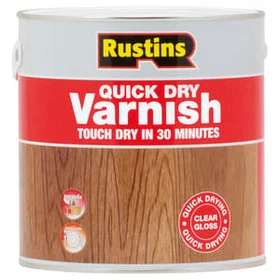 Rustins AVGC2500 Séchage Rapide Vernis Bois Brillant 2.5L