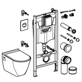 Grohe Solido Compact 4in1 38973000 (Chrome)