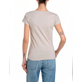 Replay Kortärmad V-ringad T-shirt (Dam)