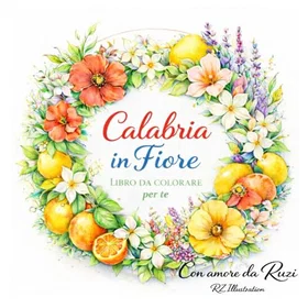 CALABRIA in Fire Färgläggningsbok
