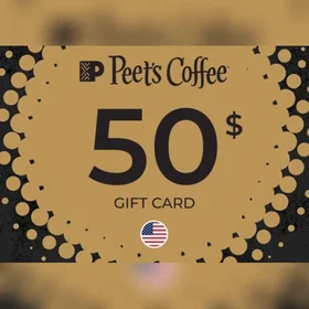 Peet's Coffee & Tea Gavekort 50 USD