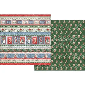 Graphic 45 Papper Pad Deck the Halls 8x8