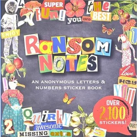Peter Pauper Press Ransom Notes Sticker Book Over 2100 Stickers!