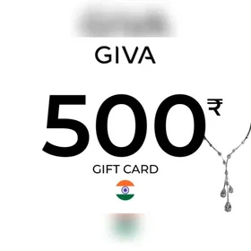 Giva Gold Jewellery Gift Card 500 INR
