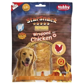 StarSnack BBQ Wrapped Poulet Friandises 235g 3-Pack