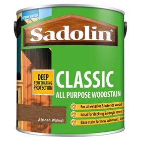 Sadolin Classic African Walnut Wood Stain 2.5L